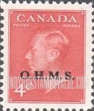 FindYourStampsValue: Official Stamps - King George VI overprinted in black