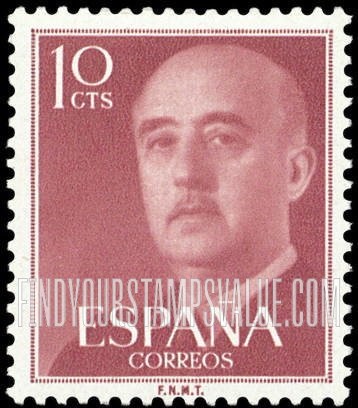 FindYourStampsValue: Gen. Franco