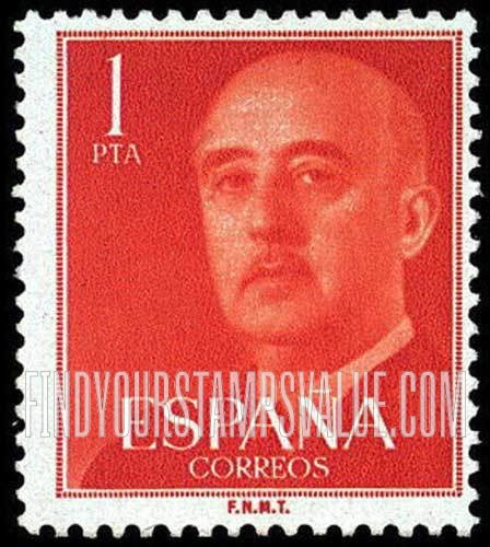 FindYourStampsValue: Gen. Franco