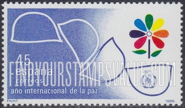 FindYourStampsValue: International Peace Year