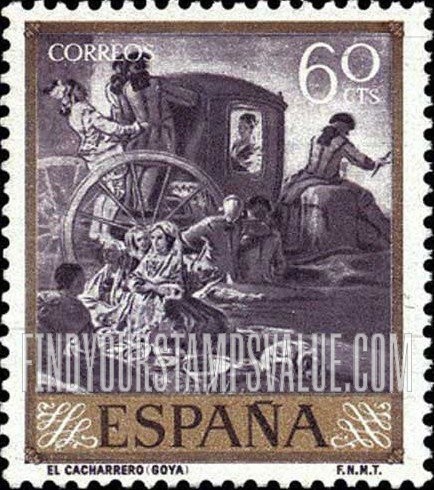 FindYourStampsValue: Goya Paintings: The Crockery Seller