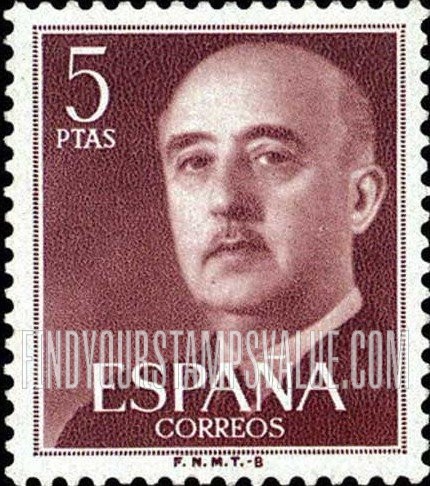 FindYourStampsValue: Gen. Franco