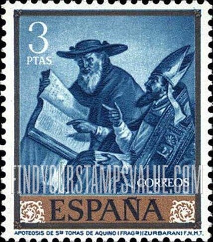 Zurbaran Paintings: The Apotheosis of St. Thomas Aquinas