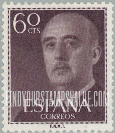 FindYourStampsValue: Gen. Franco