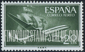 FindYourStampsValue: Air Post: Plane and Caravel