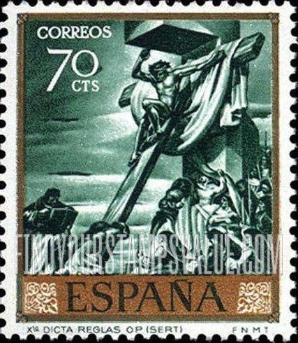 FindYourStampsValue: Sert Paintings: Christ on the Cross