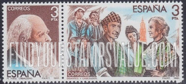 Operetta composers and scenes from their works: Manuel Fernandez Caballero (1835-1906), Gigantes and Cabezudos