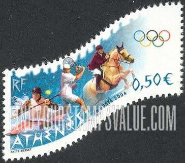 FindYourStampsValue: 2004 Summer Olympics, Athens: Modern athletes