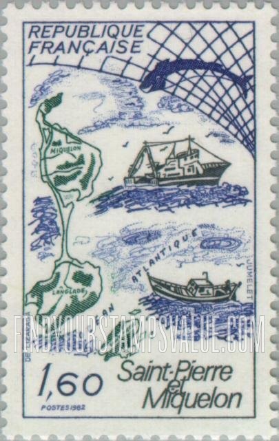 FindYourStampsValue: Tourist Issue: St. Pierre and Miquelon