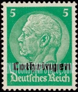 OCCUPATION - Stamps of Germany 1933-36: Overprinted in Black