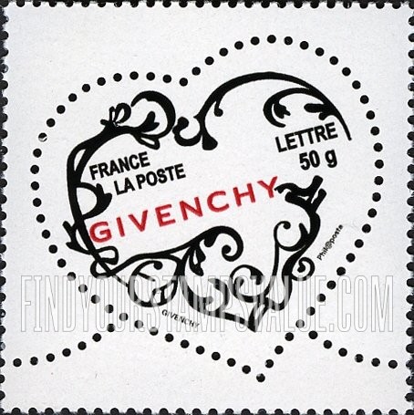 FindYourStampsValue: Hearts: Red