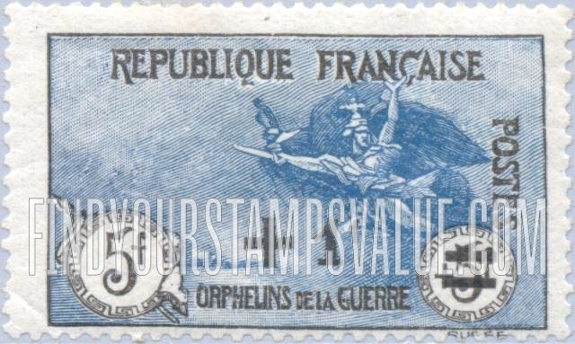 FindYourStampsValue: SEMI-POSTAL - “La Marseillaise”: Semi-Postal Stamps of 1917-19 Surcharged