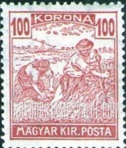 FindYourStampsValue: Harvesting Wheat: Types of 1916-18