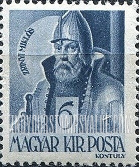 FindYourStampsValue: Portraits - Count Miklós Zrinyi