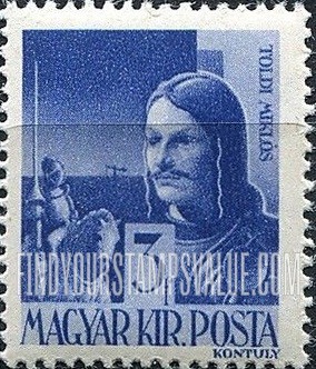 FindYourStampsValue: Portraits - Miklós Toldi