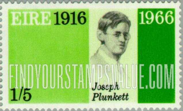 FindYourStampsValue: Joseph Plunkett