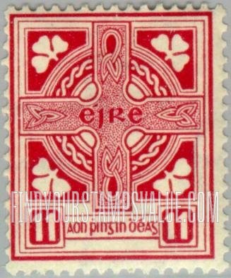 FindYourStampsValue: Celtic Cross: Types of 1922-23