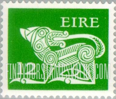 FindYourStampsValue: Dog from Ancient Brooch, County Kilkenny: Types of 1968