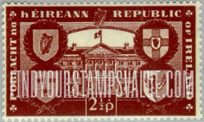 FindYourStampsValue: Leinster House, Dublin