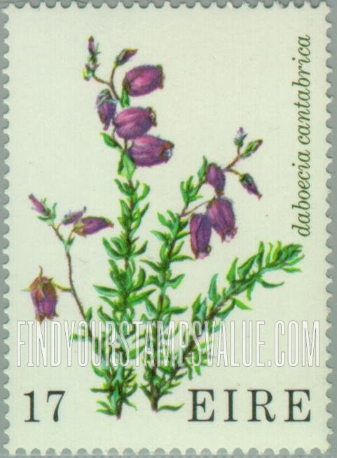 FindYourStampsValue: Wild flowers: Saint Daboec’s heath