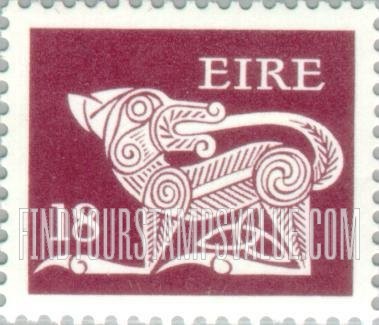 FindYourStampsValue: Dog from Ancient Brooch, County Kilkenny: Types of 1968