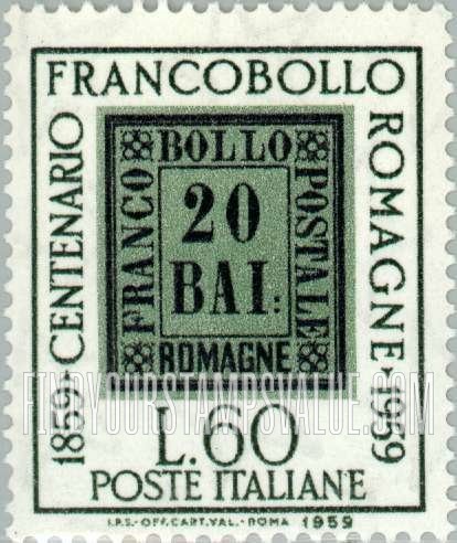 FindYourStampsValue: Stamp of Romagna, 20b.