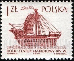 FindYourStampsValue: Ship Type of 1963: 14th century “Holk”