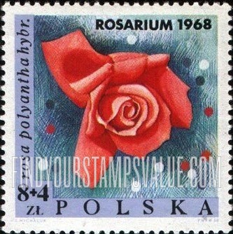 FindYourStampsValue: SEMI-POSTAL - Flower Type of Regular Issue: Rosa polyantha hybr