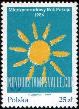 FindYourStampsValue: International Peace Year