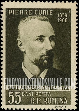 FindYourStampsValue: Portraits: Pierre Curie