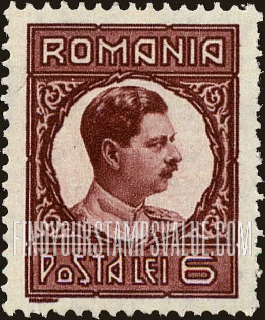 FindYourStampsValue: King Carol II: Carol II Types of 1930-31