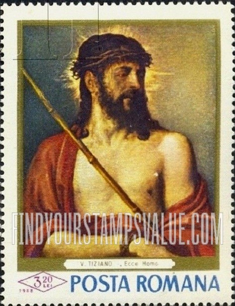 FindYourStampsValue: Paintings: Ecce Homo, by Titian