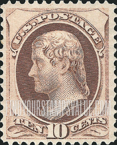 FindYourStampsValue: THOMAS JEFFERSON