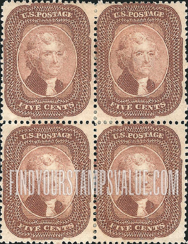 FindYourStampsValue: THOMAS JEFFERSON