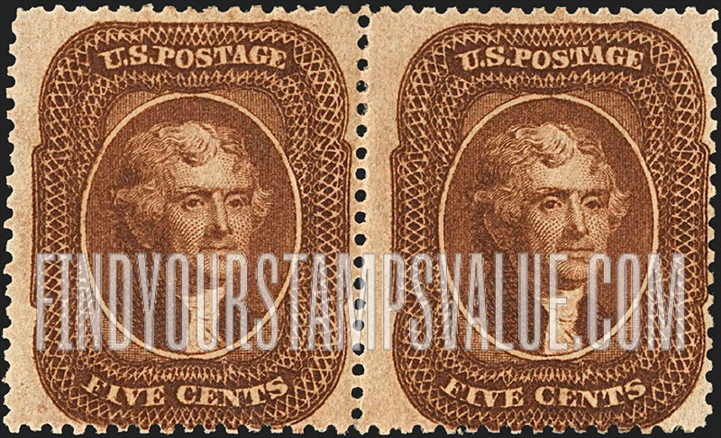 FindYourStampsValue: THOMAS JEFFERSON