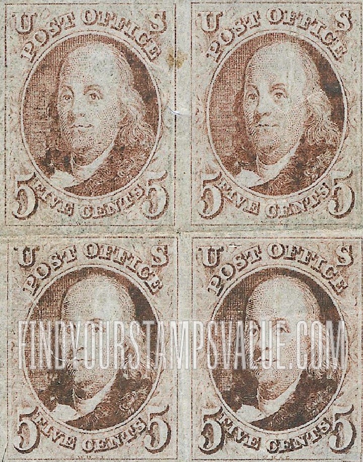 FindYourStampsValue: BENJAMIN FRANKLIN