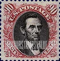 FindYourStampsValue: ABRAHAM LINCOLN - Re-issue