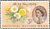 FindYourStampsValue: Great Britain (United Kingdom): National Nature Week - Posy of Flowers