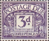 Great Britain (United Kingdom): Postage Due Stamps - Three Pence