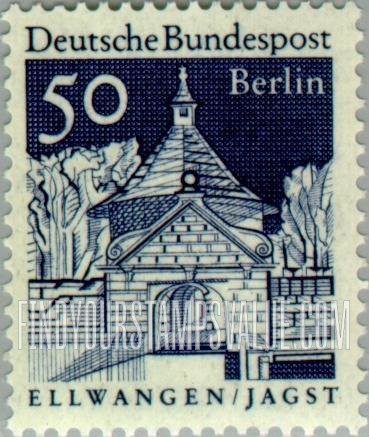 FindYourStampsValue: BERLIN - Castle Gate, Ellwangen