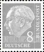 FindYourStampsValue: President Theodor Heuss