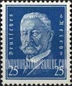 FindYourStampsValue: President Paul von Hindenburg