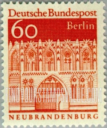 FindYourStampsValue: BERLIN - Treptow Gate, Neubrandenburg