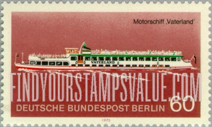 FindYourStampsValue: BERLIN - Ships: M.S. Vaterland