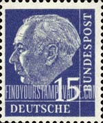 FindYourStampsValue: President Theodor Heuss