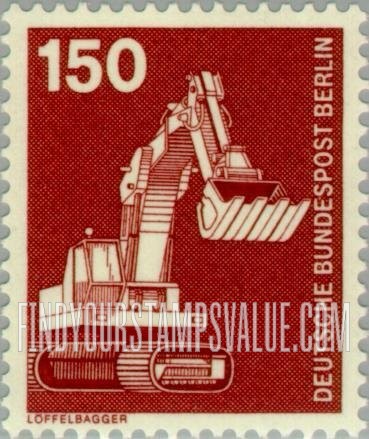 FindYourStampsValue: BERLIN - Industry Type of Germany: Power shovel