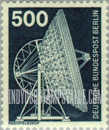 FindYourStampsValue: BERLIN - Industry Type of Germany: Radio telescope