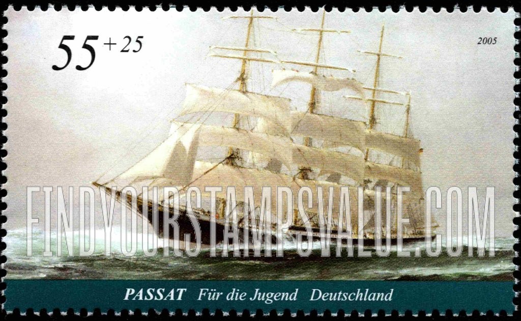 SEMI-POSTAL - Sailing Ships: Passat