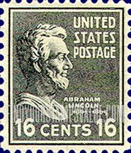 FindYourStampsValue: PRESIDENTIAL ISSUE - Abraham Lincoln