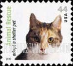 ANIMAL RESCUE - Calico Cat, Self-Adhesive stamp